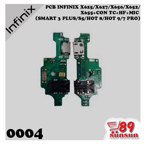 Jual Pcb Infinix X X X X X Con Tc Hf Mic Smart Plus S Hot Hot Pro