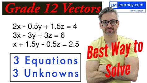 Grade 12 Vectors Intersection Of 3 Planes Part 2 Examples Youtube