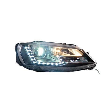 Upgrade Front Xenon Hid Headlight Assembly With Daytime Running Lights For Volkswagen Jetta 2012