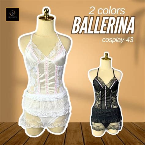 Jual Belladonna Id COD Baju Tidur Wanita Dewasa Lingerie COSPLAY 43 BALLERINA All Size Sexy