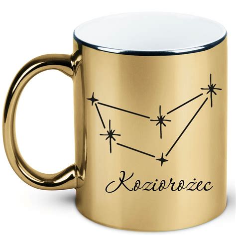 Z Oty Kubek Znak Zodiaku Zodiak Kozioro Ec Inna Marka Sklep