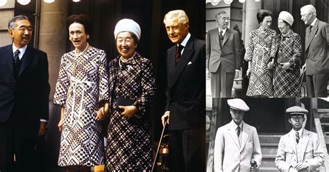 Emperor Hirohito And Empress Nagako Meet The Duke And Duchess Of