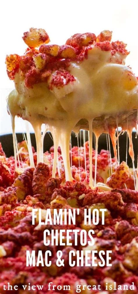 Flamin Hot Cheetos Macaroni And Cheese Recipe Food Recipies Cheetos Mac And Cheese Food