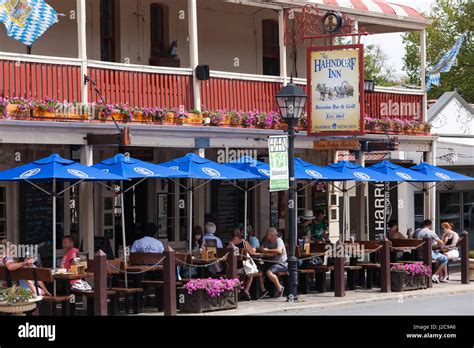 Australia, Adelaide Hills, Hahndorf, German-themed village, outdoor ...