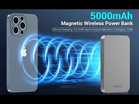 Hinovo Mb Magnetic Wireless Power Bank Minimalistic And