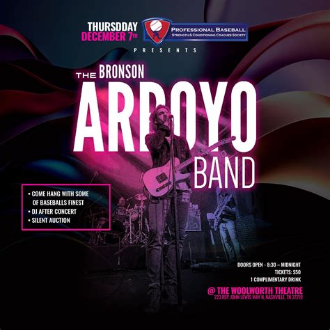 The Bronson Arroyo Band Information