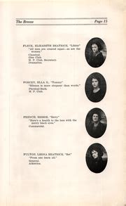 Clearfield Area High School - Bison Yearbook (Clearfield, PA), Class of 1922, Page 17 of 144