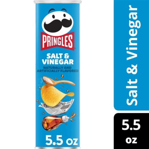 Pringles® Salt and Vinegar Potato Crisps Chips, 1 ct / 5.5 oz - Kroger