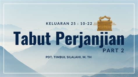 Ibadah Pendalaman Alkitab September Pdt Timbul Silalahi M Th