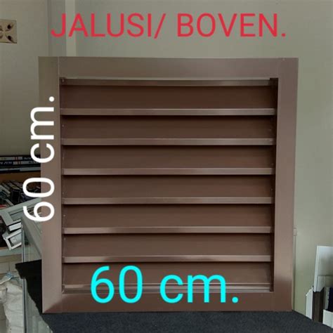 Jual PINTU JALUSI / JENDELA JALUSI + KUSEN ALUMUNIUM UKURAN SESUAI