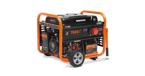 Daewoo GDA 8500E-3 mootor-generaator 7000 W 30 l Bensiin Must, Oranž ...
