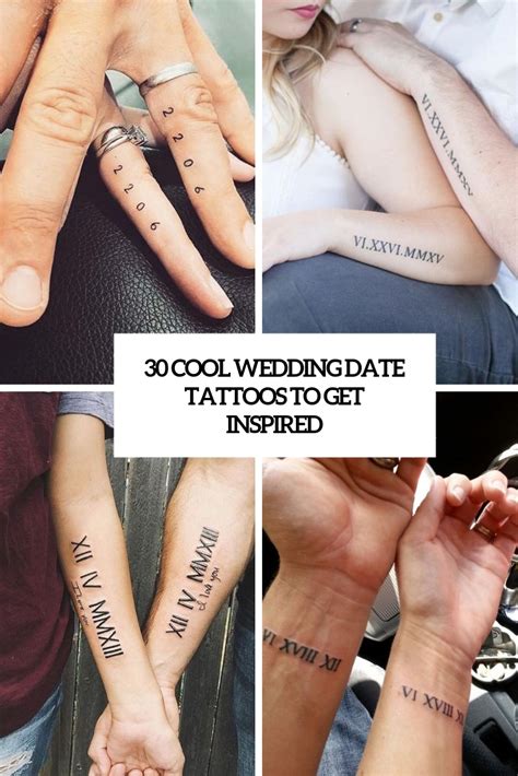 Details More Than Married Couple Wedding Date Tattoos Super Hot In