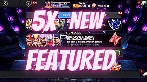 5x New Featured 6 Star Opening Xdstx Lider Hasan Abi 5x Yeni One Cikan Aciyor Mcoc Youtube