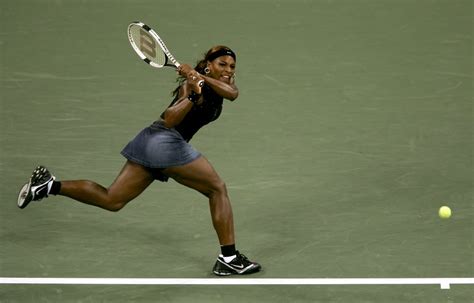 Serena Williams Debuted This Denim Skirt At The 2004 Us Open Serena Williamss Best Tennis