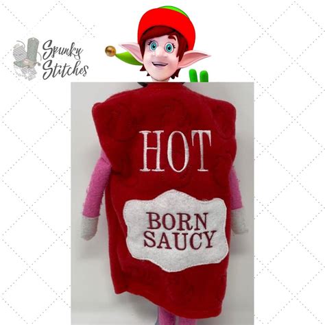 Hot Sauce Packet Elf Costume