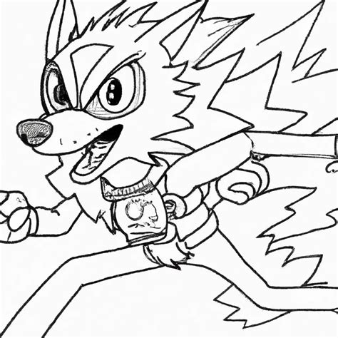 Sonic Lobo Para Colorir - Sonic Lobo: Desenhos para Colorir e Imprimir! (Grátis)