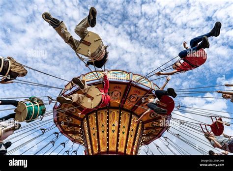 Merry Go Round Carousel London Entertainment Hi Res Stock Photography