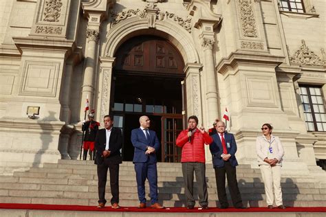 En Palacio De Gobierno El Presidente De La Rep Blica Pedro Castillo