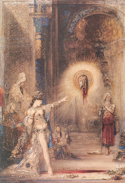 Gravura De Qualidade De Museu A aparição por Gustave Moreau 1826 1898