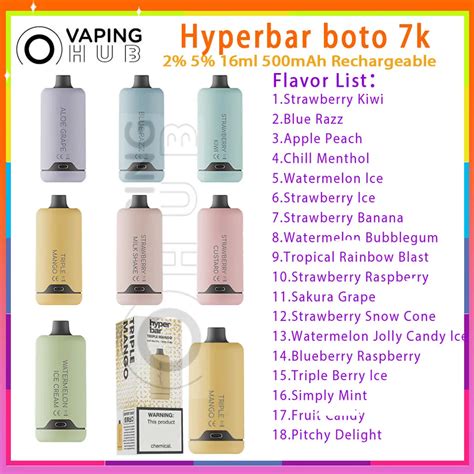 Primary Hyperbar Boto Disposable Vape Pen Mesh Coil Mah Battery