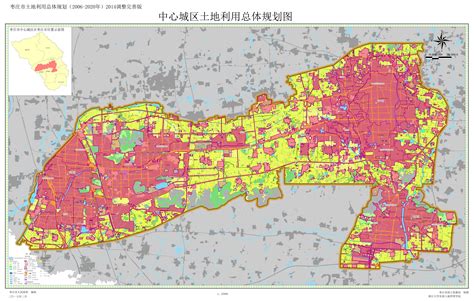 中心城区土地利用总体规划图