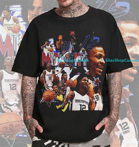 Vintage S Basketball Bootleg Style T Shirt Ja Morant Graphic T Shirt