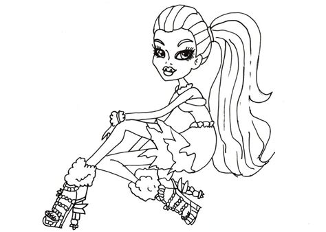 Monster High Coloring Pages Clip Art Library