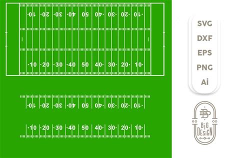 Football Yard Line Svg Football Svg Football Field Svg