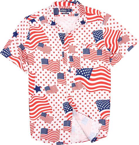 Amazon.com: Urban Boundaries Men's Lightweight Short Sleeve American