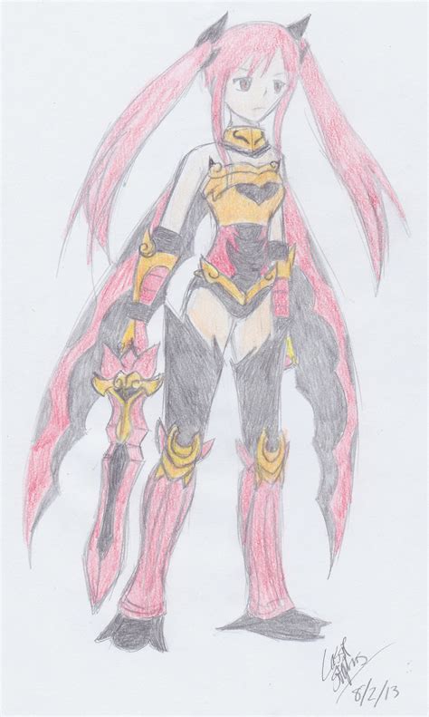 Erza Scarlet: Flame Empress Armor by maka42soul on deviantART