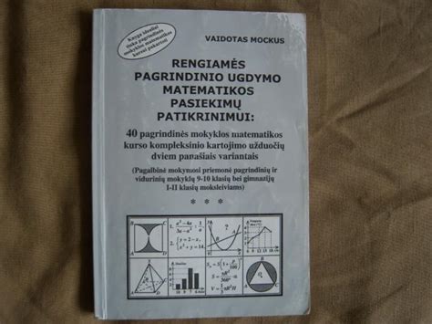 Rengiam S Pagrindinio Ugdymo Matematikos Pasiekim Patikrinimui