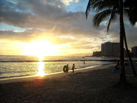 Hawaii beach sunset | Beach Wallpaper