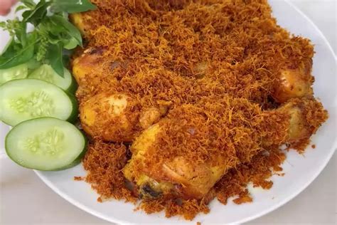 Nikmatnya Ayam Serundeng Kelapa Empuk Gurih Dan Cocok Untuk Stok Lauk