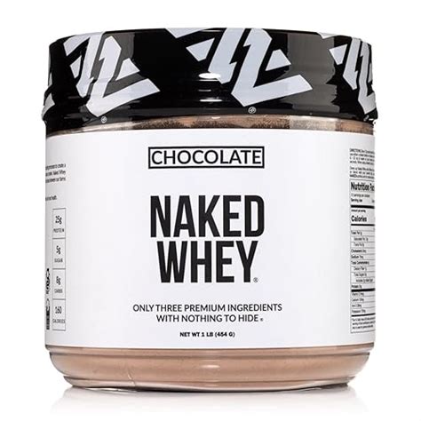 NAKED Chocolate Whey 1LB All Natural Grass Fed Whey Protein Powder