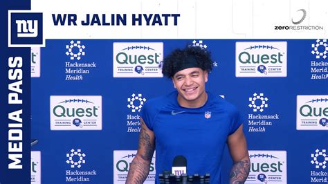 Wr Jalin Hyatt I Was Soaking It Up At Rookie Minicamp New York