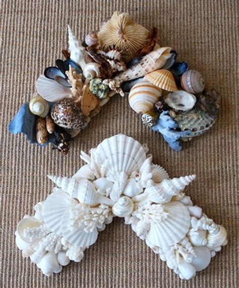 Mirrors Christas South Seashells Sea Shell Decor Shell Crafts Diy