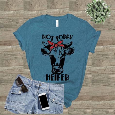 Not Today Heifer Svg Not Today Heifer Cow SVG Bandana Heifer Cow Svg