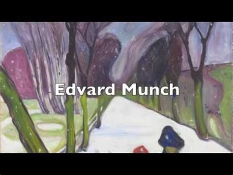 Lunivers de lart en vidéo Edvard Munch lœil moderne