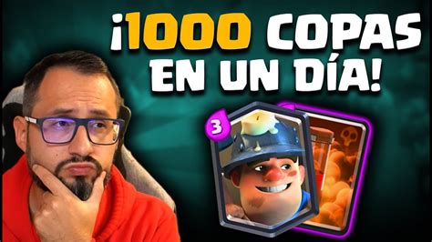 Subo 1000 Copas En 1 DÍa ¡¡este Mazo Es Imparable Clash Royale Youtube