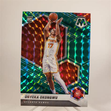 2020 21 Panini Onyeka Okongwu 225 Mosaic Green Prizm RC EBay