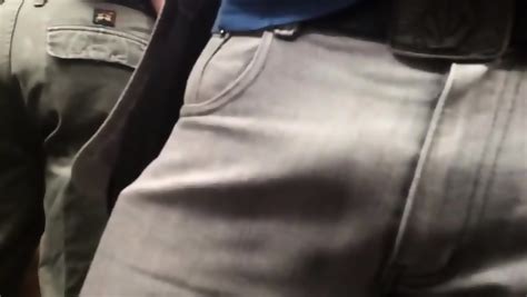 Hunk With A Big Bulge In Metro Amateur Outdoor Adventure