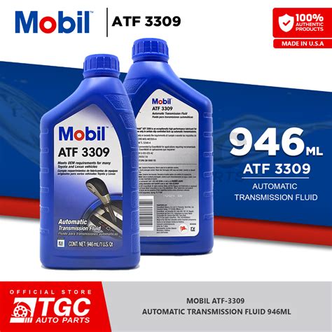 Mobil ATF 3309 Automatic Transmission Fluid 946ml 1pc Shopee