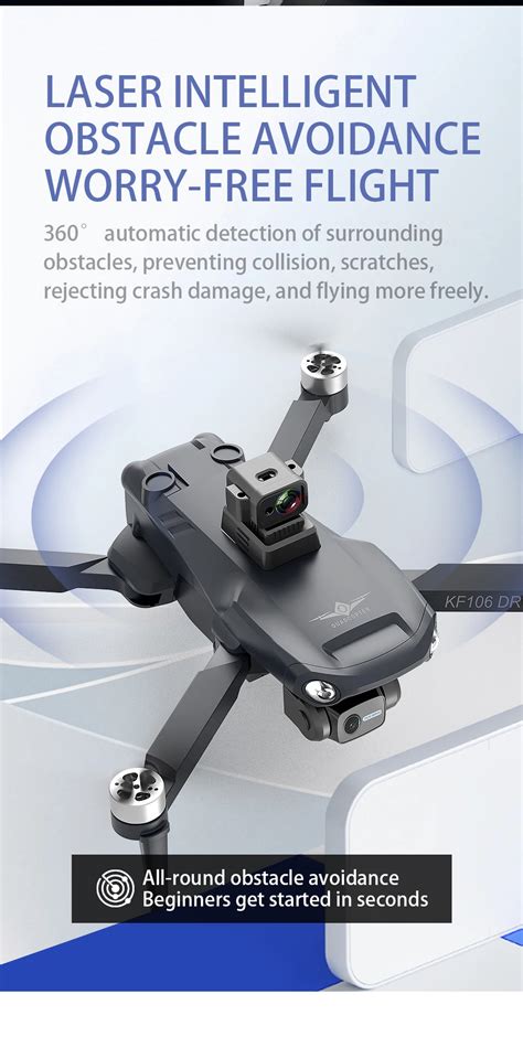 2023 New Kf106 Max Drone 8k Professional 5g Wifi Dron Hd Camera Anti