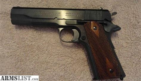 Armslist For Sale Colt 1911 45 Acp Wwi Replica Pistol Rare Wmk Nib