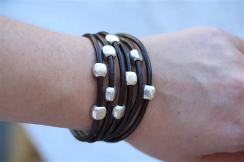 Multi Strand Leather Bracelet Ideas