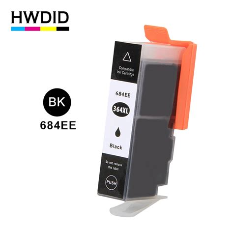 HWDID 364XL BK PhotoBK C M Y Compatible 364 Xl Ink Cartridge For HP