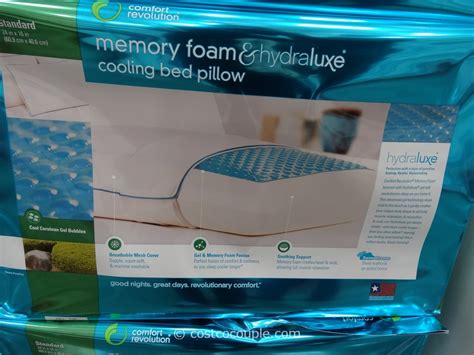 Frost cooling memory foam pillow reviews