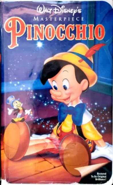 DISNEY S PINOCCHIO VHS 1993 Walt Disneys Meisterwerk VHS 239 EUR 1 27