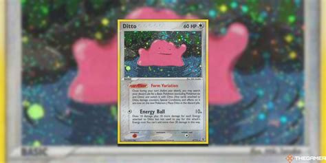 The Best Ditto Cards Ranked By Artwork In Pokemon Tcg