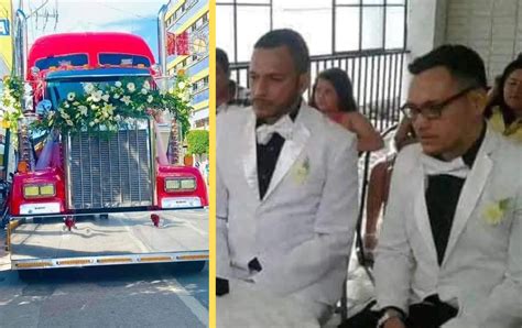 Que Viva El Amor Pareja De Traileros Gay Se Casan En Coahuila CC News